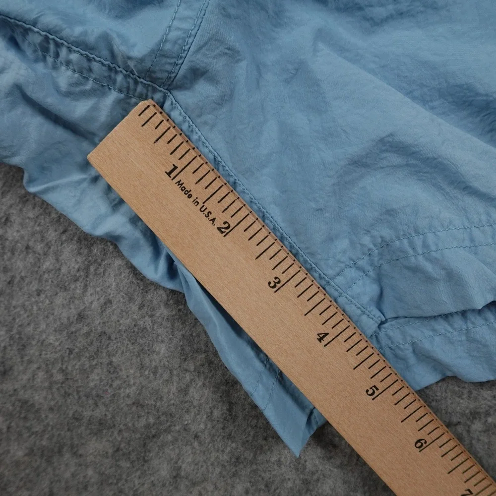 Nike Shorts Women Large Light Blue Nylon Elastic Waist Athletic Running Swoosh